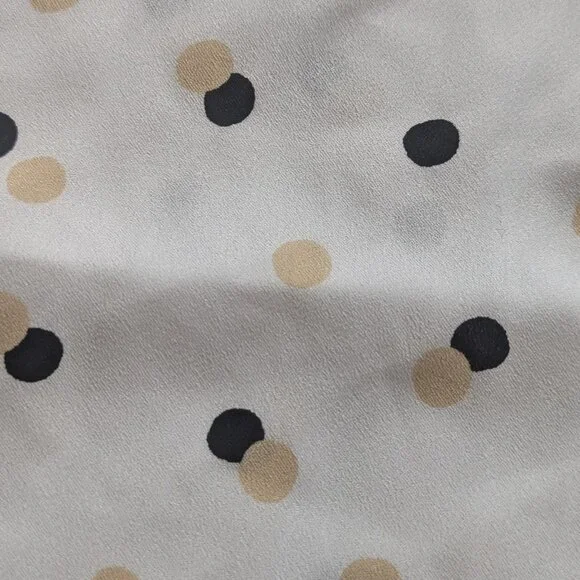 NWT Ann Taylor Classic Shirt Polka Dots Size Large - Picture 9 of 12